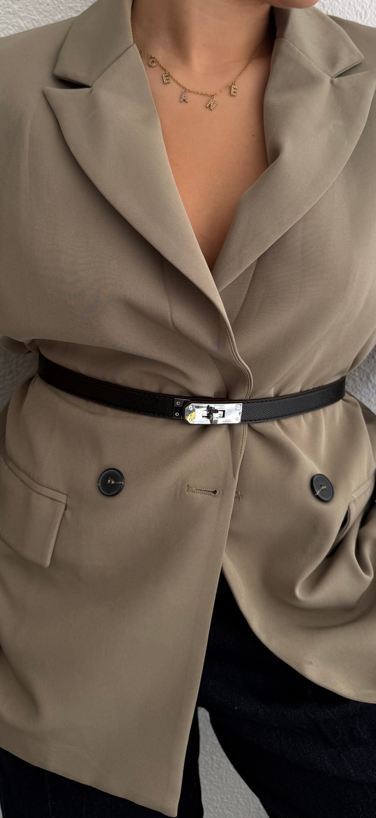 Ceinture Sillya - Boucle argentée