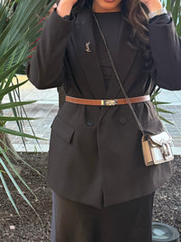 Ceinture Maddy - Boucle argentée