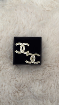 Boucle dorée & strass