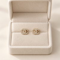 Mini boucle strass