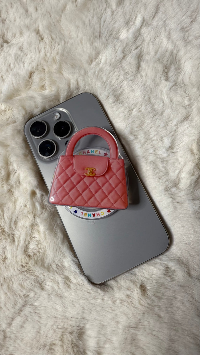 Support téléphone - Pink Bag