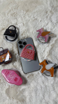 Support téléphone - Pink Bag
