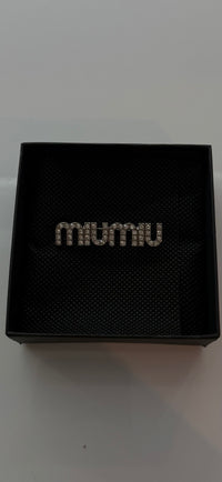 Broche dorée & strass