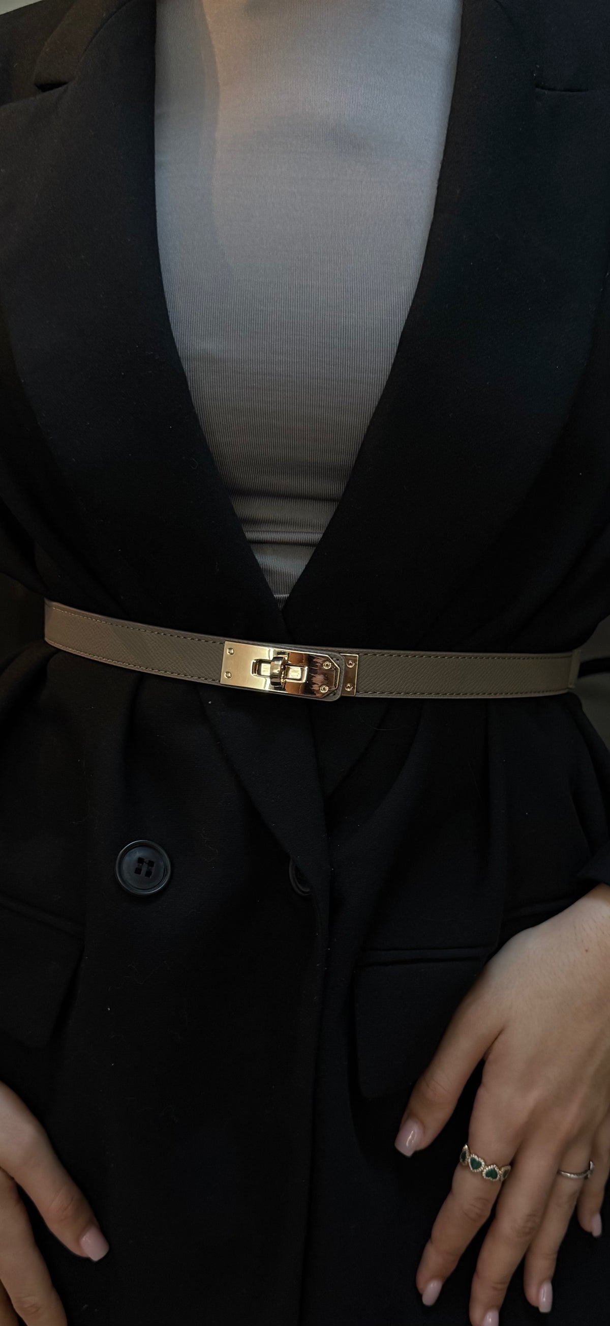 Ceinture Jenna - Boucle dorée