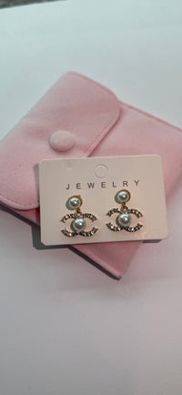 Boucles d’oreilles perles et plaqué argent